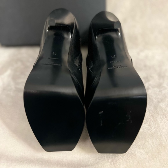 Saint Laurent Black Tribute Ankle Booties, Size 6 US, 36 EU - Picture 6 of 11